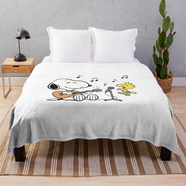 Item preview, Retro Peanuts Snoopy Playing Guitar Sing designed and sold by Gbriel3.