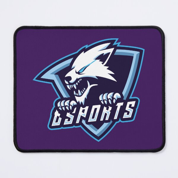 Item preview, Wolf Esports Gaming Mascot Logo – Fierce Alpha Gamer Design designed and sold by MerlinWear.