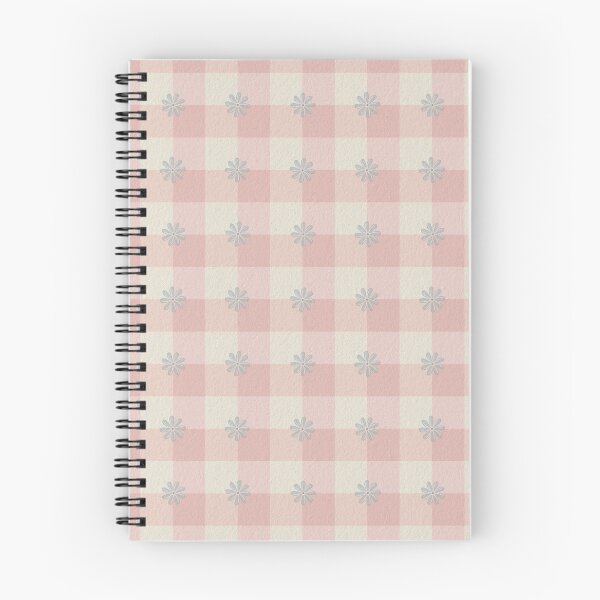 Item preview, Hand-Drawn Blush Daisy Gingham Pattern designed and sold by WEBiC-ART Creative Studio.