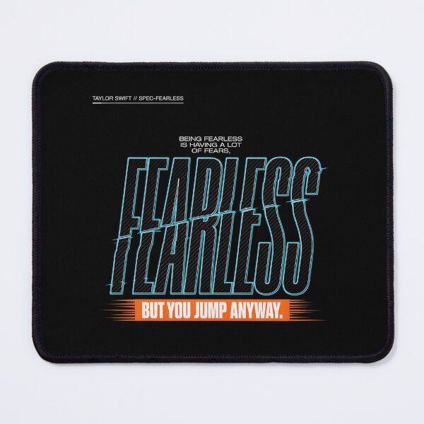 Item preview, Being Fearless Is Having A Lot Of Fears - Taylor Swift Quote designed and sold by Enea Kelo.