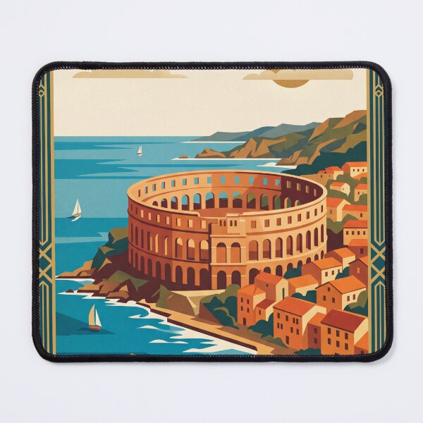 Item preview, Pula Croatia Vintage Travel Poster designed and sold by Bomax121.