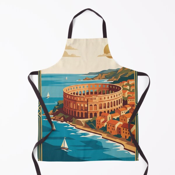 Item preview, Pula Croatia Vintage Travel Poster designed and sold by Bomax121.