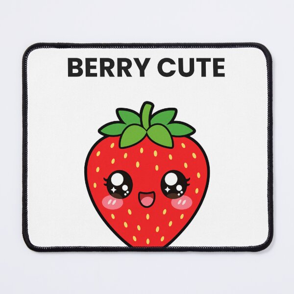 Item preview, Berry Cute Sweet Kawaii Strawberry with Saying designed and sold by BoosterShop.