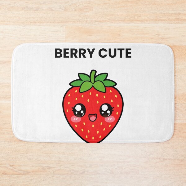 Item preview, Berry Cute Sweet Kawaii Strawberry with Saying designed and sold by BoosterShop.