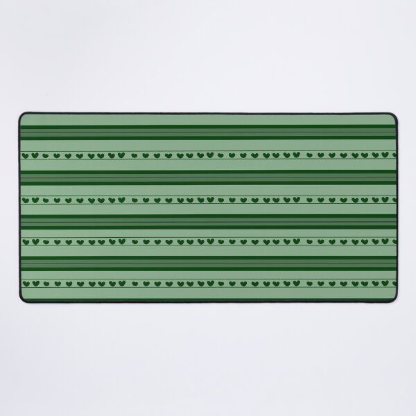 Item preview, Light Green & Dark Green Hearts in Stripes designed and sold by KSimpson838.