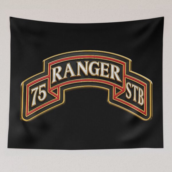 Item preview, Army - 75th Ranger Regiment - STB - Ranger Scroll - 3D - Enhanced designed and sold by Military Insignia Products.