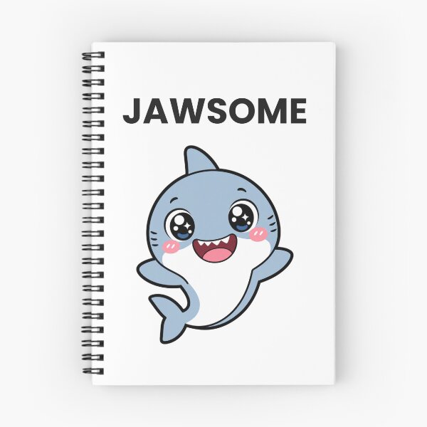 Item preview, Awesome! Cute Kawaii Shark with a Saying designed and sold by BoosterShop.