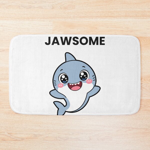 Item preview, Awesome! Cute Kawaii Shark with a Saying designed and sold by BoosterShop.