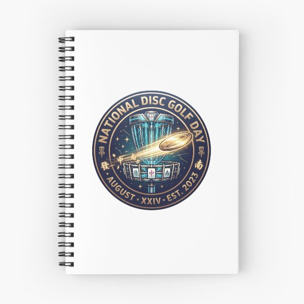 Item preview, National Disc Golf Day Mahjong Tiles Vintage Emblem designed and sold by jcm320.