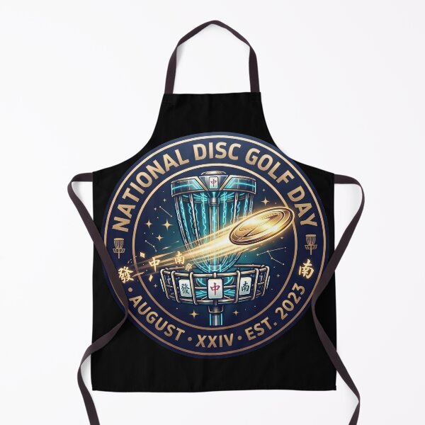 Item preview, National Disc Golf Day Mahjong Tiles Vintage Emblem designed and sold by jcm320.