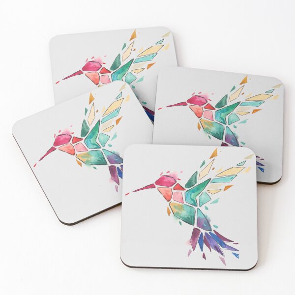 Item preview, hummingbird made with polygons  designed and sold by 123ks.