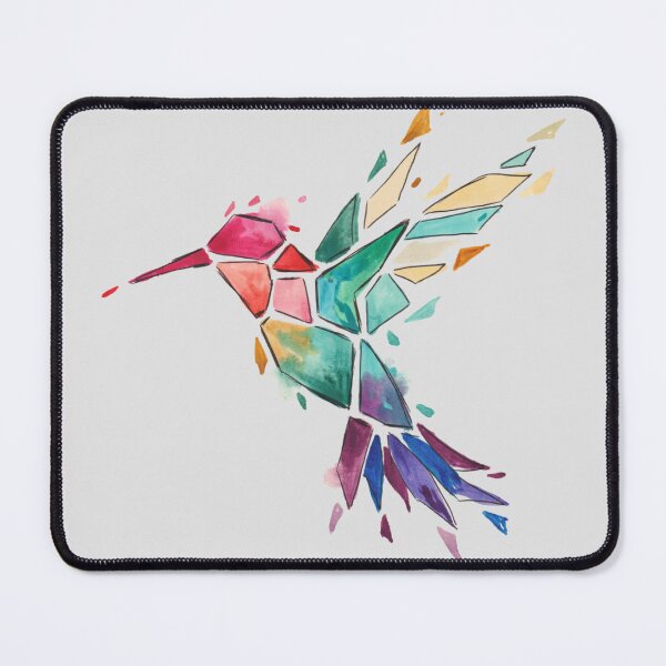 Item preview, hummingbird made with polygons designed and sold by 123ks.