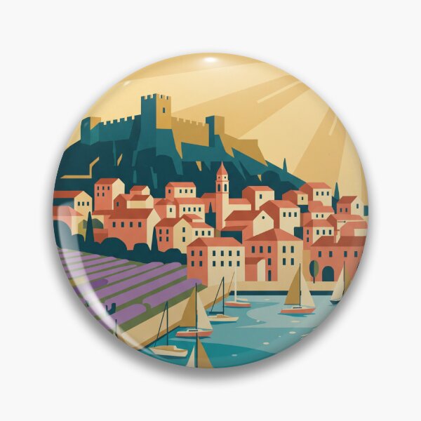 Item preview, Hvar Croatia Vintage Travel Poster designed and sold by Bomax121.