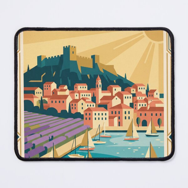 Item preview, Hvar Croatia Vintage Travel Poster designed and sold by Bomax121.
