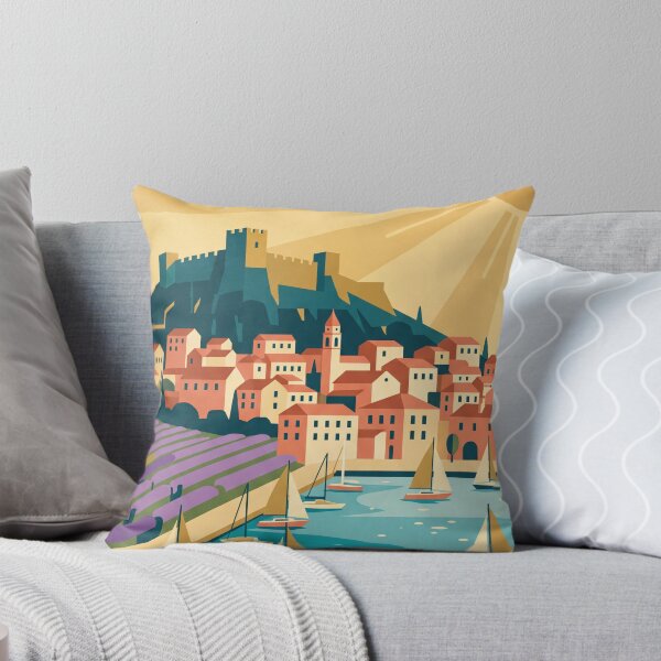 Item preview, Hvar Croatia Vintage Travel Poster designed and sold by Bomax121.