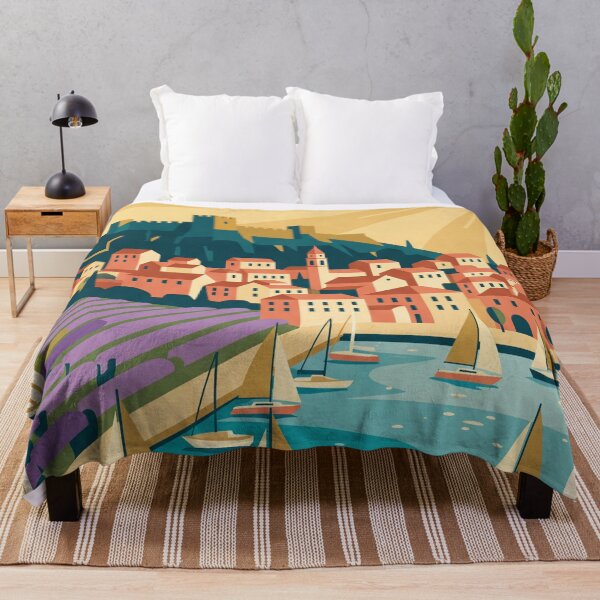 Item preview, Hvar Croatia Vintage Travel Poster designed and sold by Bomax121.