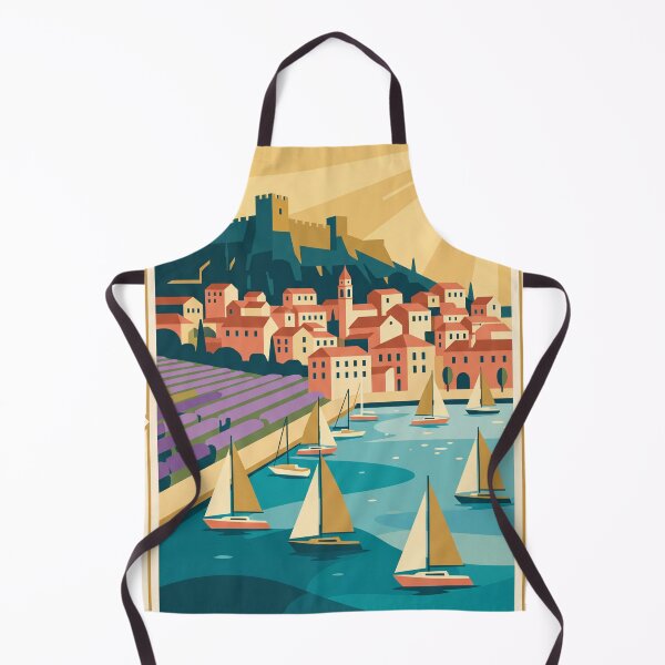 Item preview, Hvar Croatia Vintage Travel Poster designed and sold by Bomax121.