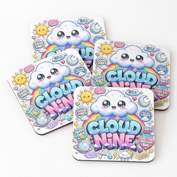 Item preview, Cloud Nine – Dreamy Pixel Cloud Gaming Sticker | Cute Neon Sky Vinyl Decal designed and sold by Stylestickers55.