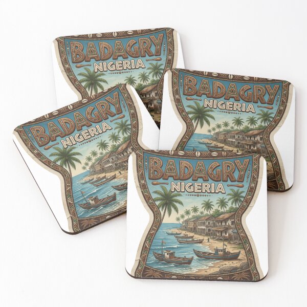 Item preview, Badagry Nigeria Coastal Heritage Sticker Souvenir Summer Edition designed and sold by Imaginarium of Chaos falcon88 .