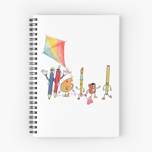 Item preview, Back to School Cute School Supplies , Funny Pencil Paint Brush Kite Classroom Design, Teacher Student First Day of School Graphic designed and sold by Pixiorra.