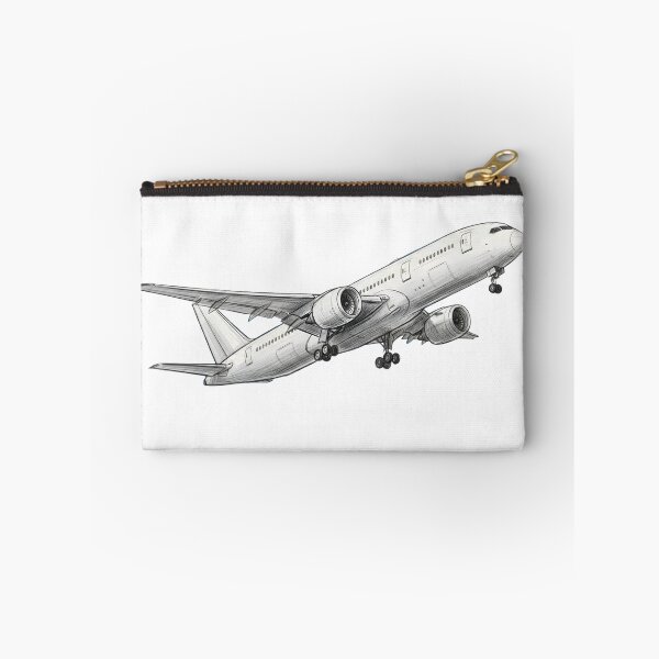 Item preview, Airplane Climbing Takeoff Hand Drawn Aviation Sketch Artistic Airliner Drawing designed and sold by EMaviation_.