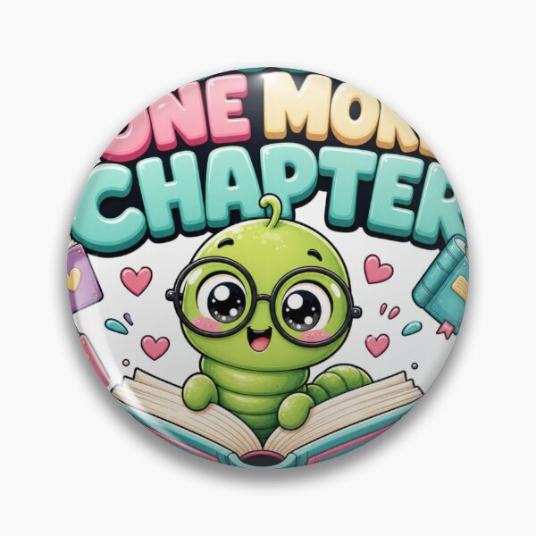 Artikelvorschau, Just One More Chapter Kawaii Bücherwurm entworfen und verkauft von BoosterShop.