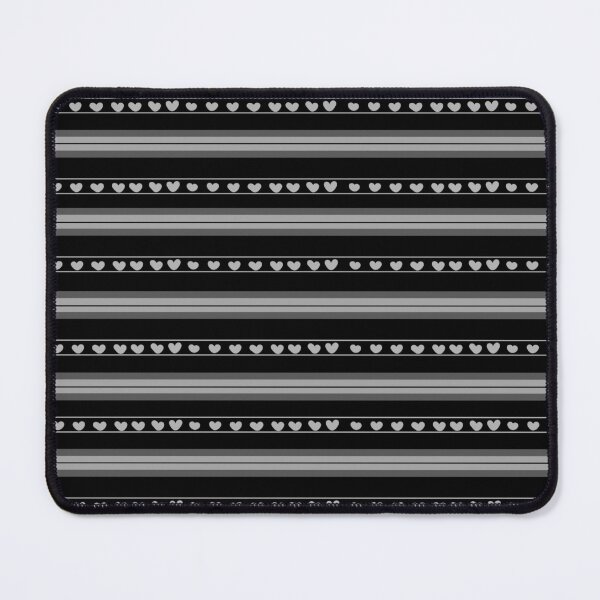 Item preview, Black & Gray Hearts in Stripes designed and sold by KSimpson838.