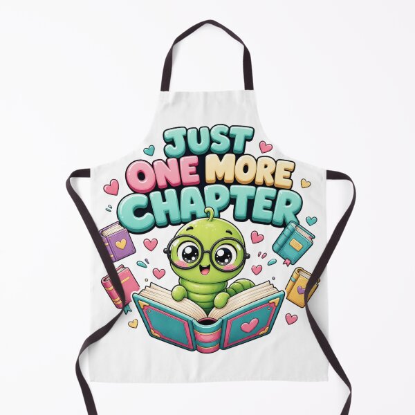 Item preview, Just One More Chapter Kawaii Bookworm designed and sold by BoosterShop.