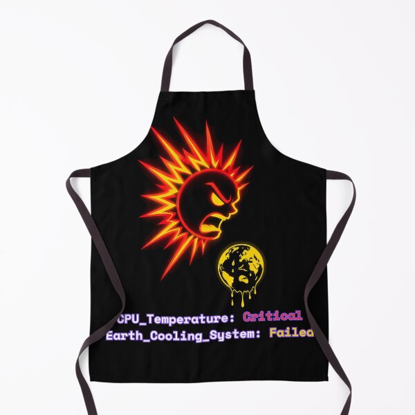 Item preview, Angry Overheating Sun - Global Warming System Error designed and sold by GLITCH & SOUL.