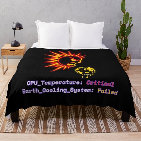 Item preview, Angry Overheating Sun - Global Warming System Error designed and sold by GLITCH & SOUL.