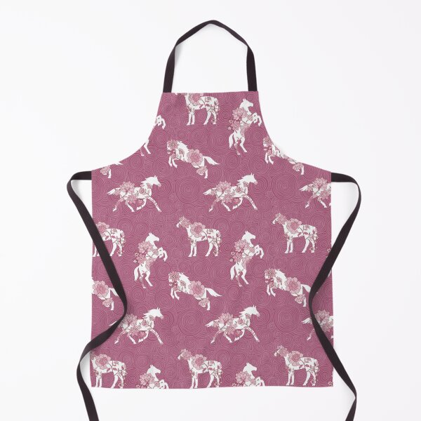Item preview, Spring Stallion -Monochrome Raspberry Rose designed and sold by Fabricatemyart.
