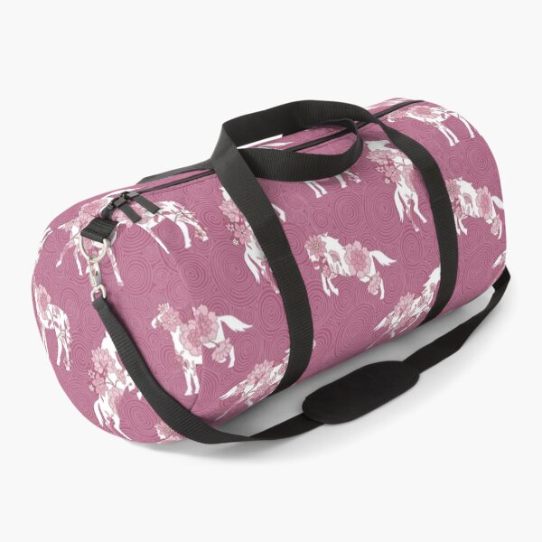 Item preview, Spring Stallion -Monochrome Raspberry Rose designed and sold by Fabricatemyart.