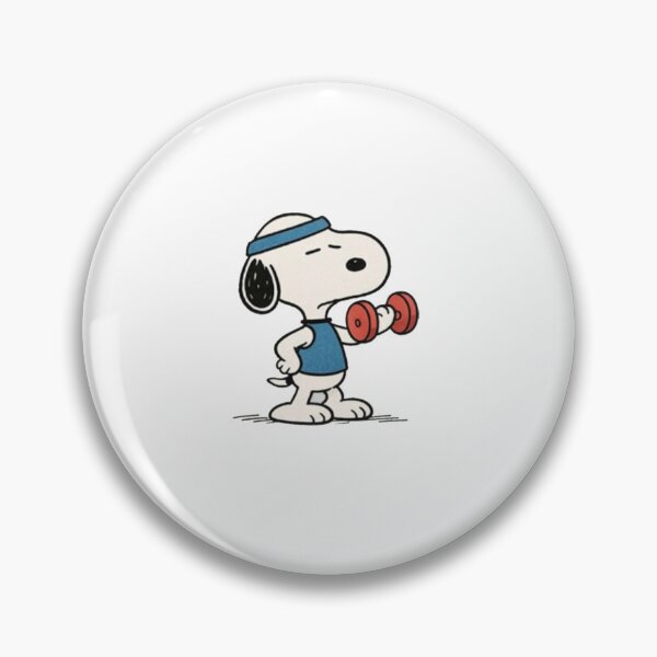 Item preview, Funny Retro Peanuts Snoopy Gym Weightlifting  designed and sold by Gbriel3.