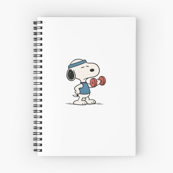 Item preview, Funny Retro Peanuts Snoopy Gym Weightlifting  designed and sold by Gbriel3.