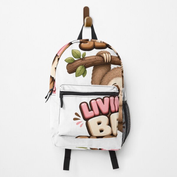 Item preview, Living My Best Slow Life Kawaii Sloth designed and sold by BoosterShop.