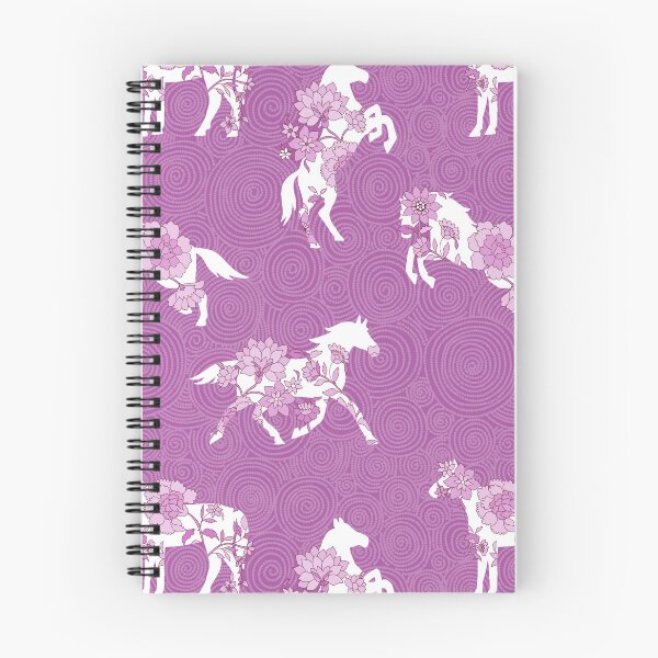 Item preview, Spring Stallion -Monochrome Orchid Pink designed and sold by Fabricatemyart.