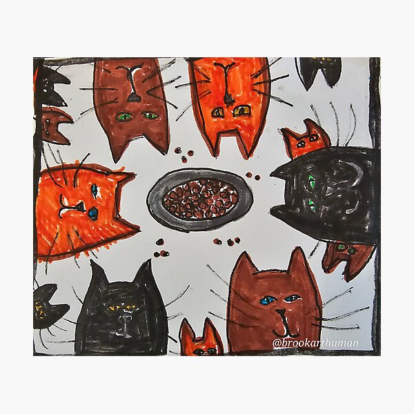 Item preview, Cat Food Committee  designed and sold by DancingCreek.