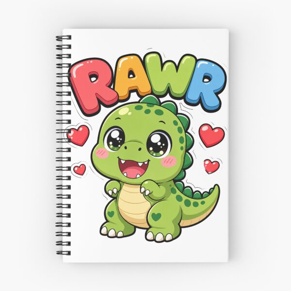 Item preview, Rawr Cute Kawaii Dinosaur T-Rex Saying designed and sold by BoosterShop.