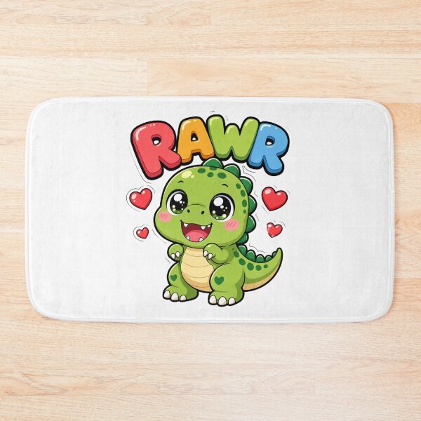 Item preview, Rawr Cute Kawaii Dinosaur T-Rex Saying designed and sold by BoosterShop.