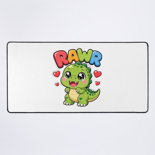 Item preview, Rawr Cute Kawaii Dinosaur T-Rex Saying designed and sold by BoosterShop.