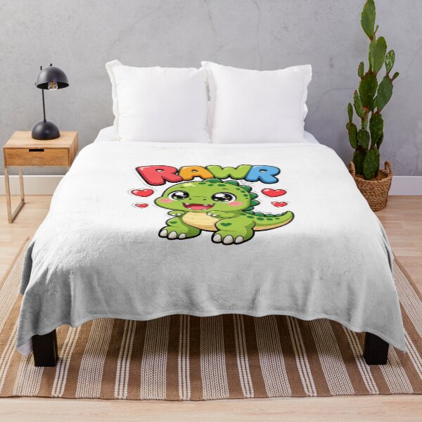 Item preview, Rawr Cute Kawaii Dinosaur T-Rex Saying designed and sold by BoosterShop.