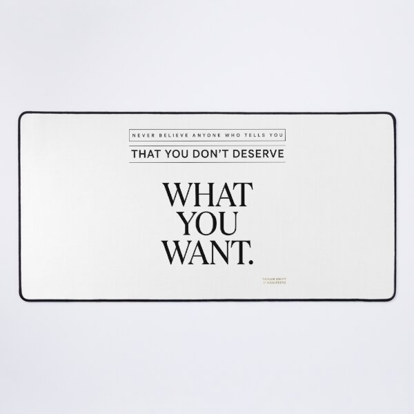 Item preview, Never Believe Anyone Who Tells You You Don't Deserve It - Taylor Swift designed and sold by Enea Kelo.
