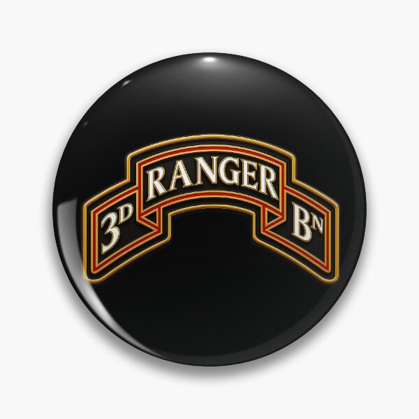 Item preview, Army - 3rd Ranger Battalion - Ranger Scroll - 3D - Enhanced designed and sold by Military Insignia Products.