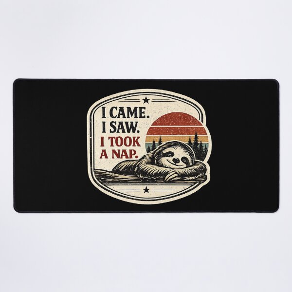 Item preview, I Came. I Saw. I Took a Nap. designed and sold by AbstractAnom.