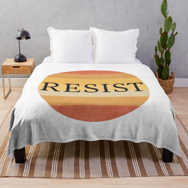 Item preview, Retro 70s Sunset Resist Political Protest designed and sold by drchzak.
