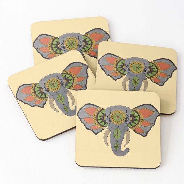 Artikelvorschau, Bohemian Elephant Mandala entworfen und verkauft von JessouArt.