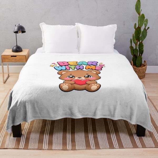 Item preview, Bear With Me Sweet Teddy Bear with Heart Saying designed and sold by BoosterShop.