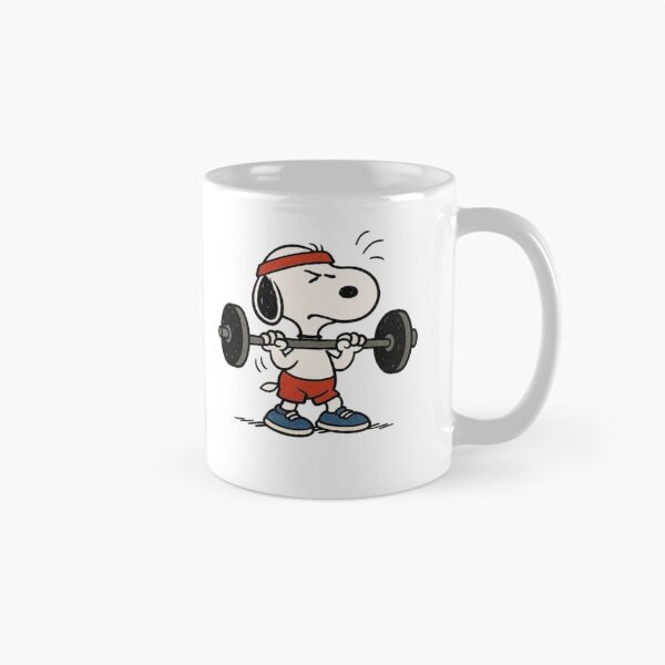Item preview, Funny Retro Peanuts Snoopy Gym Weightlifting  designed and sold by Gbriel3.