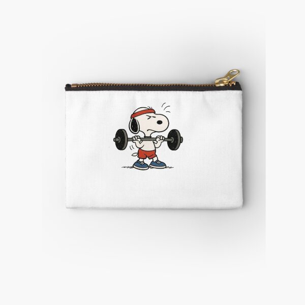 Item preview, Funny Retro Peanuts Snoopy Gym Weightlifting  designed and sold by Gbriel3.
