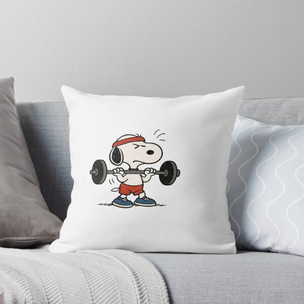 Item preview, Funny Retro Peanuts Snoopy Gym Weightlifting  designed and sold by Gbriel3.